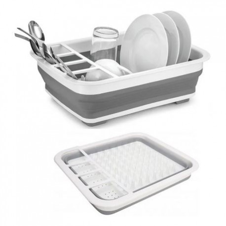 Escurridor de platos plegable