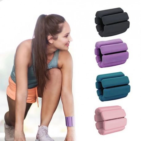 Pulseras fitness para tobillo o muñecas - ajustables - 500 grs peso total